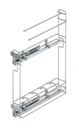 Base Cabinet Organizer with Towel Holder and Door Attachment