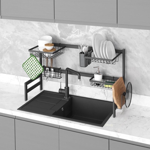 [S-4151-A] Over The Sink Dish Drying Rack